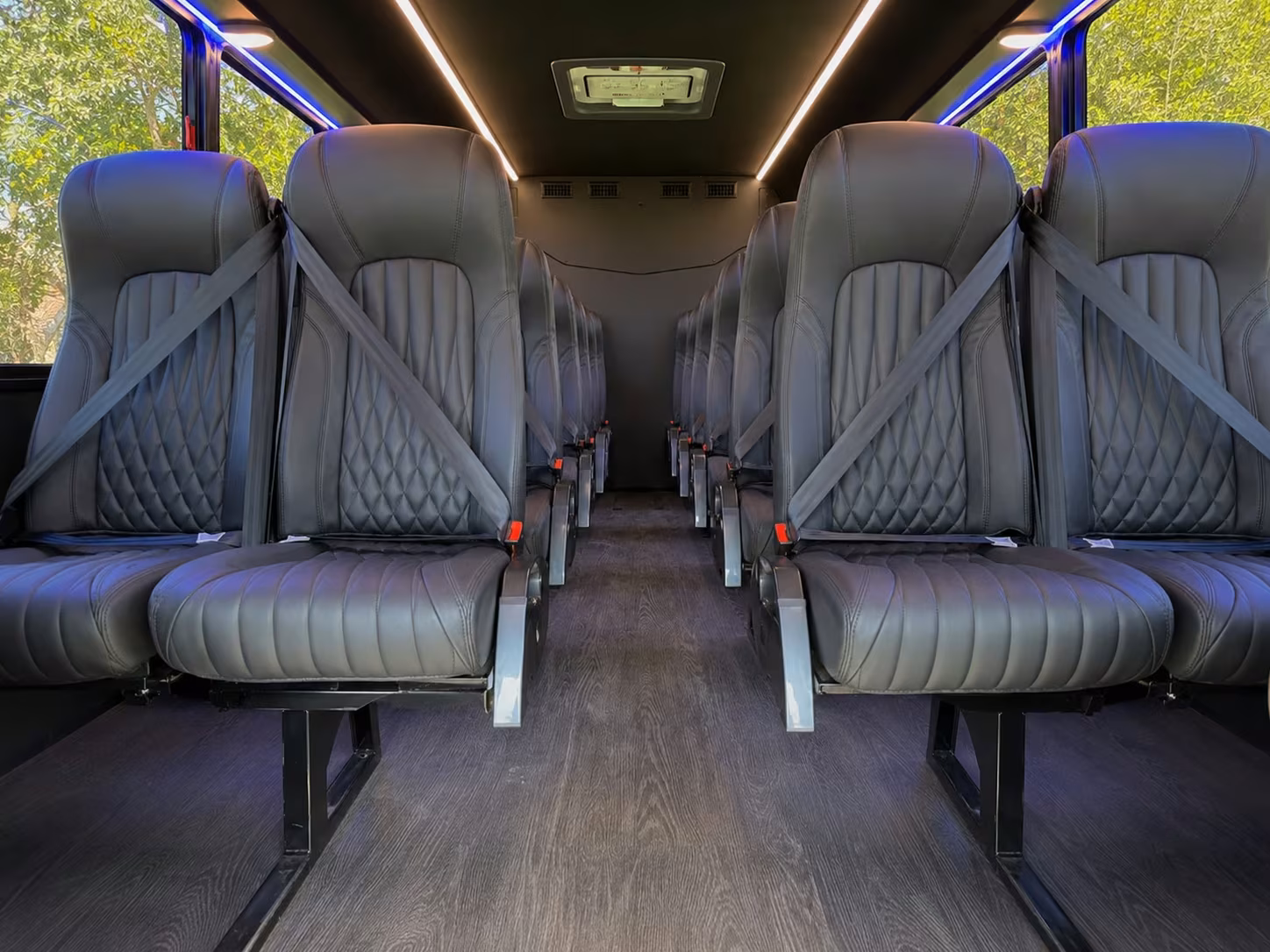 20 passenger minibus interior