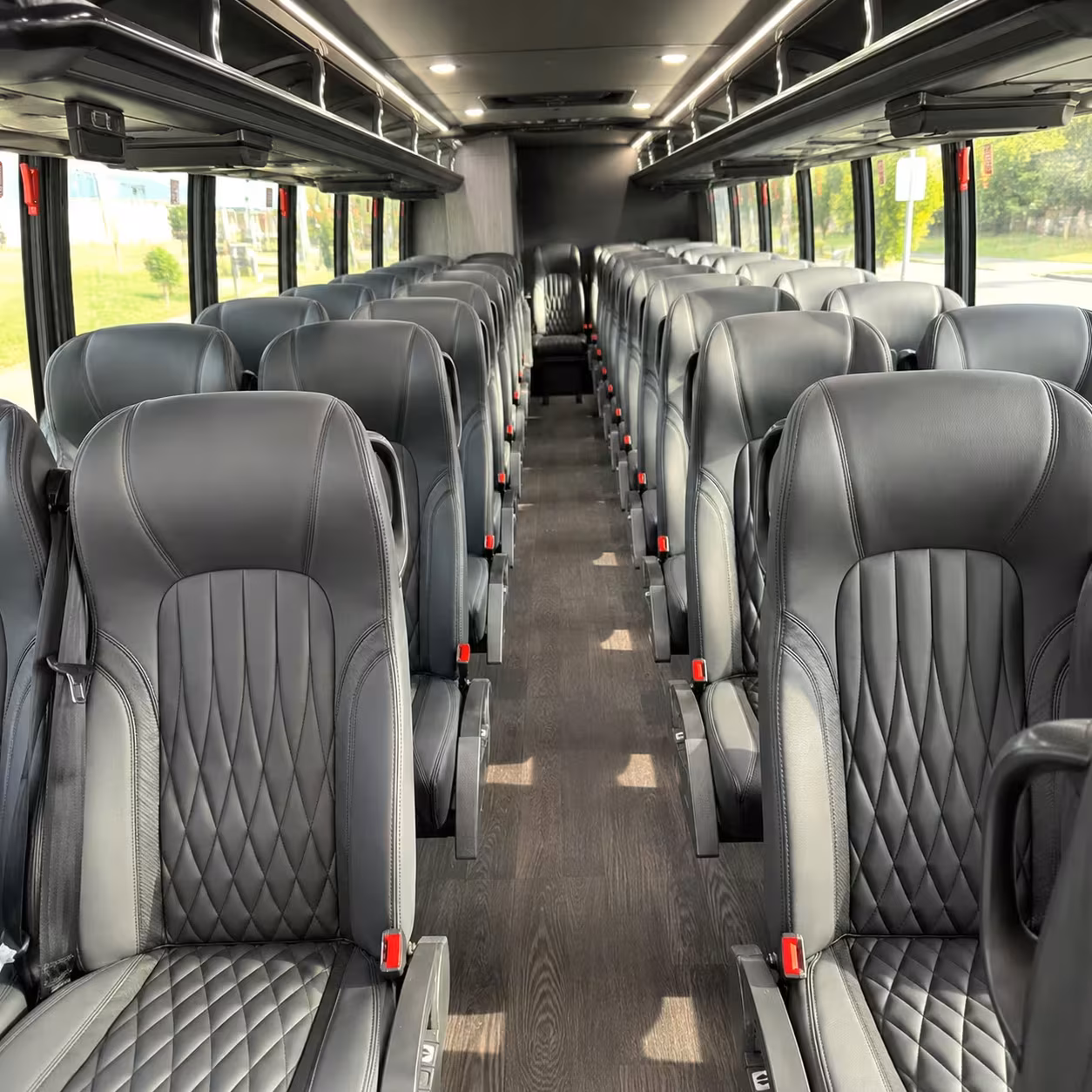 28 passenger minibus interior