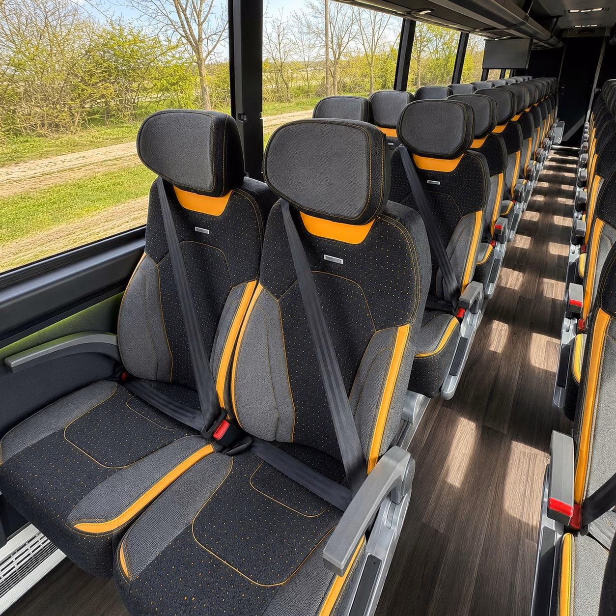 springfield charter bus interior