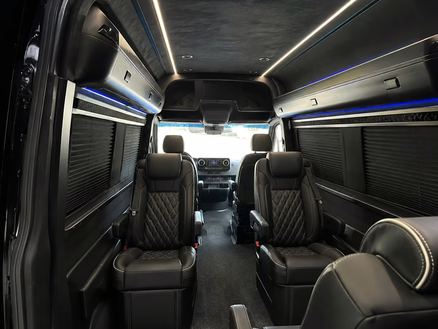 sprinter van with driver interior