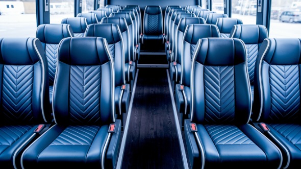 springfield 15 passenger minibus inside