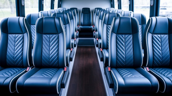 springfield 18 passenger minibus inside