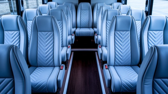springfield 28 passenger minibus inside