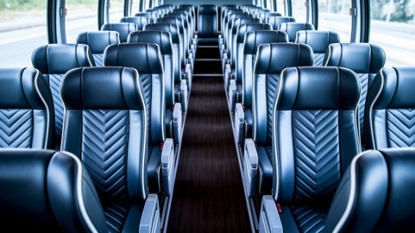 springfield 50 passenger charter bus inside