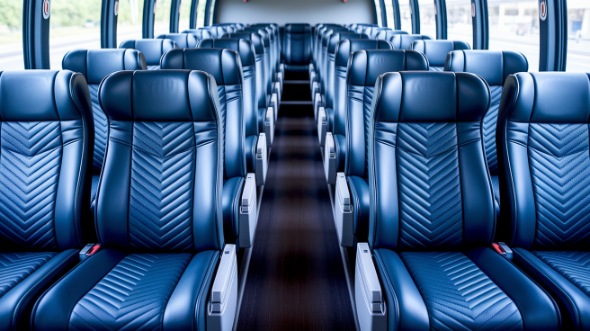 springfield 54 passenger charter bus inside