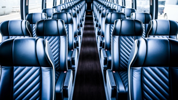 springfield 56 passenger charter bus inside