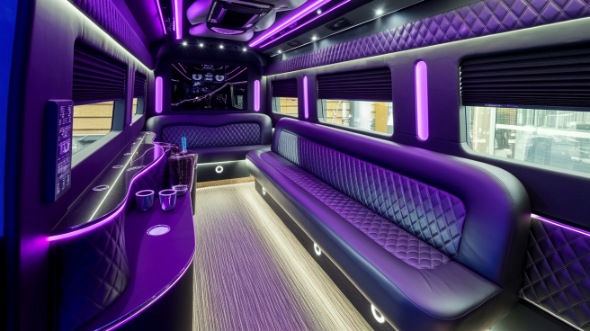 springfield party bus rental inside