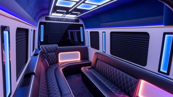 sprinter limo rental interior springfield